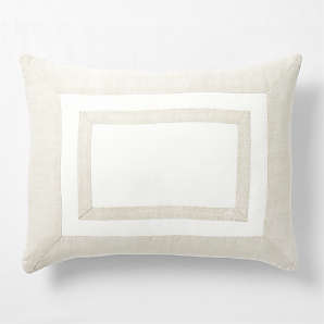 MarCielo 2 Piece 100% Cotton Quilted Pillow Shams Embroidered Farmhouse,  Standard - Fry's Food Stores