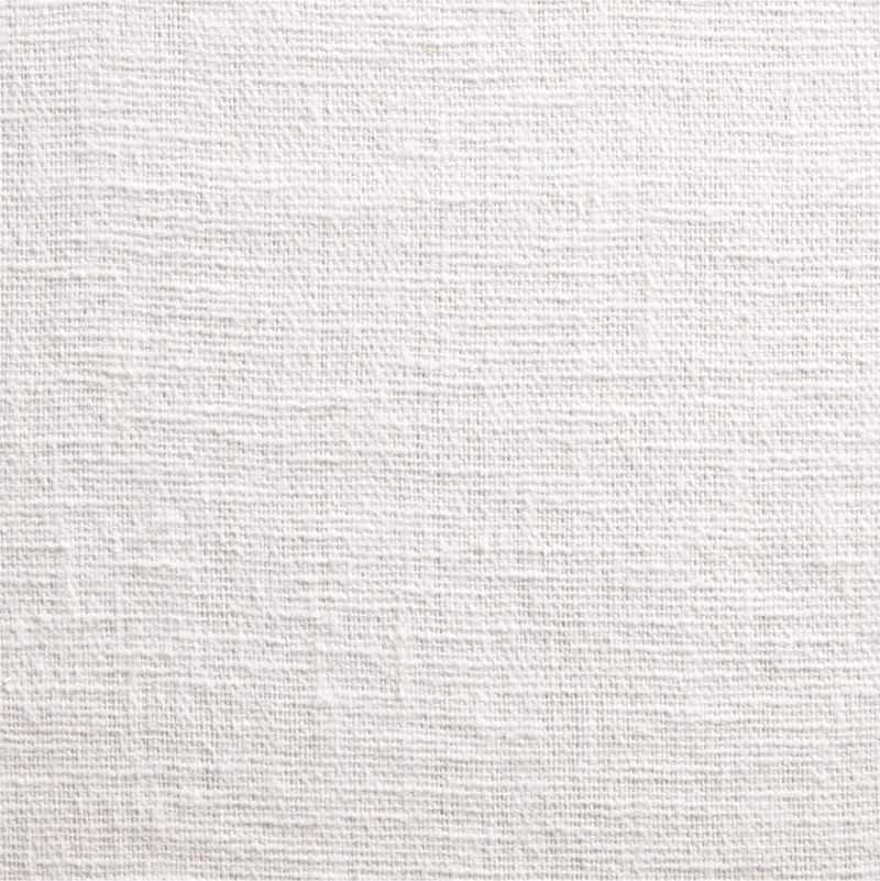 EUROPEAN FLAX ™-Certified Textured Linen Crisp White Window Curtain Panel 48"x84" - image 4 of 6