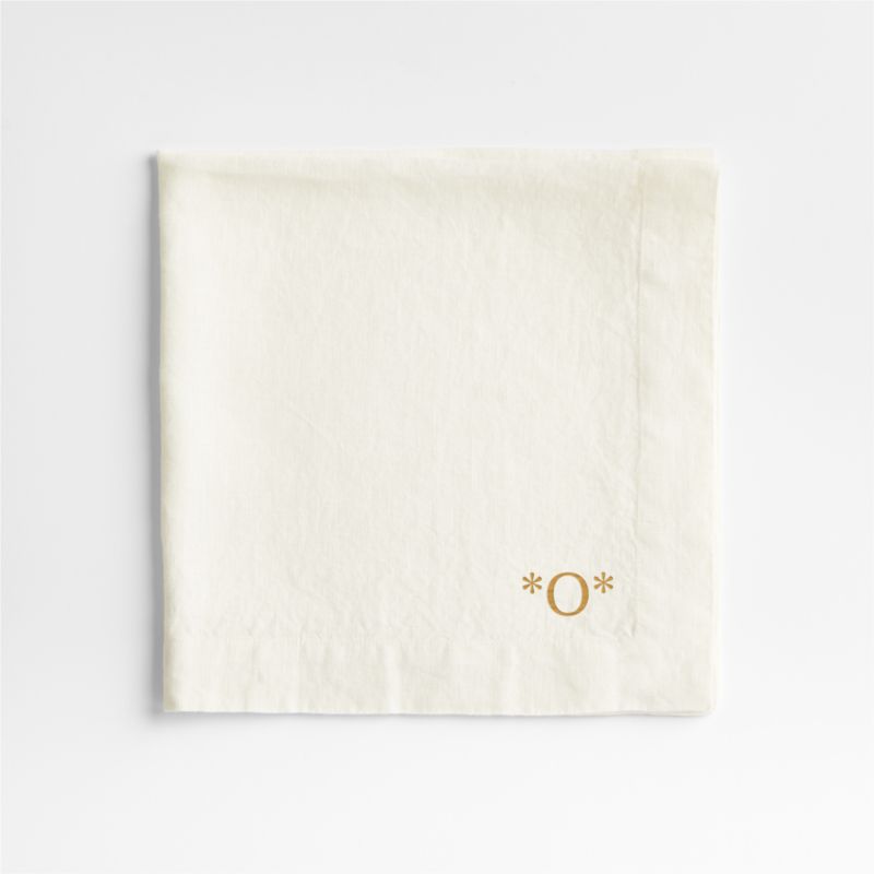 Marin Arctic Ivory EUROPEAN FLAX ™-Certified Linen Napkin