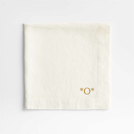Marin Arctic Ivory EUROPEAN FLAX â„¢-Certified Linen Napkin