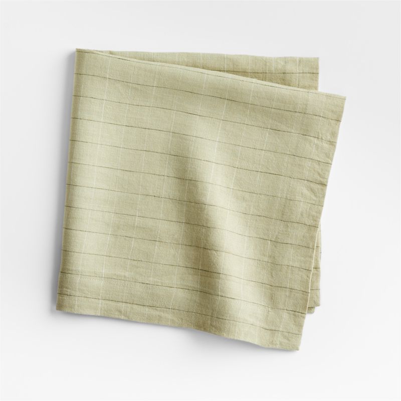 Marin European Flax ™-Certified Linen Windowpane Napkin