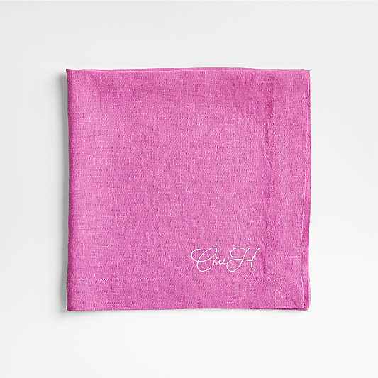 Marin Orchid Purple EUROPEAN FLAX ™-Certified Linen Napkin