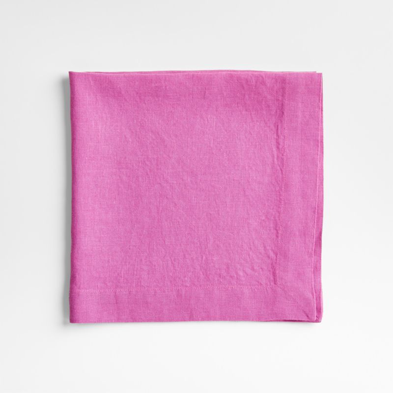 Marin Orchid Purple EUROPEAN FLAX ™-Certified Linen Napkin