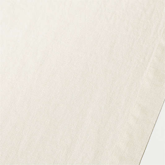 Marin Arctic Ivory EUROPEAN FLAX ™-Certified Linen Runner