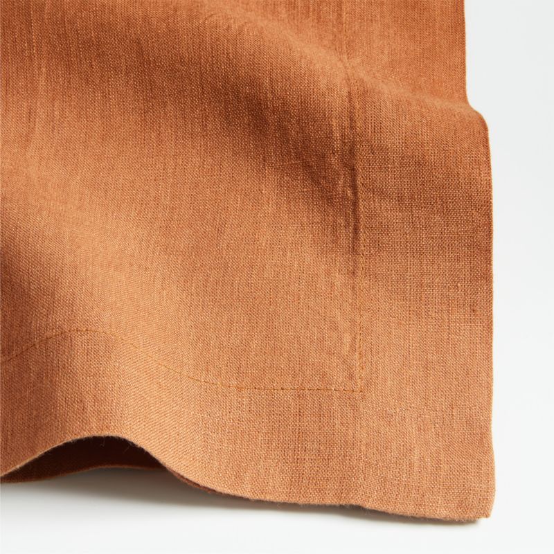 Marin Almond Brown EUROPEAN FLAX ™-Certified Linen Napkin - image 3 of 5