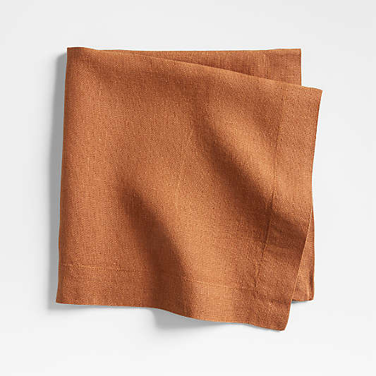 Marin Almond Brown EUROPEAN FLAX ™-Certified Linen Napkin