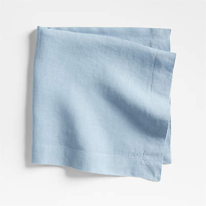 Marin Light Blue EUROPEAN FLAX ™-Certified Linen Napkin