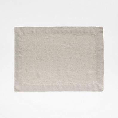 View Marin Warm Natural European Flax ®-Certified Linen Placemat details