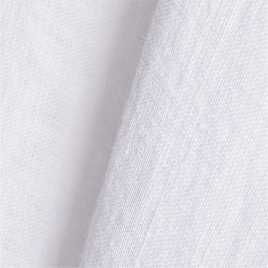 Marin White Oversized EUROPEAN FLAX â„¢-Certified Linen Tablecloth