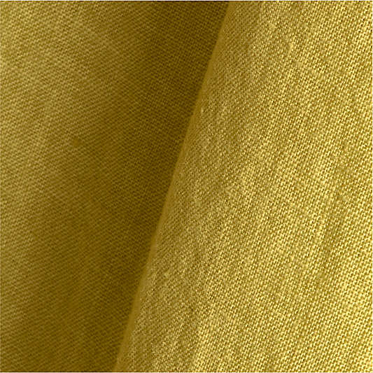 Marin Olive Yellow Oversized EUROPEAN FLAX ™-Certified Linen Tablecloth