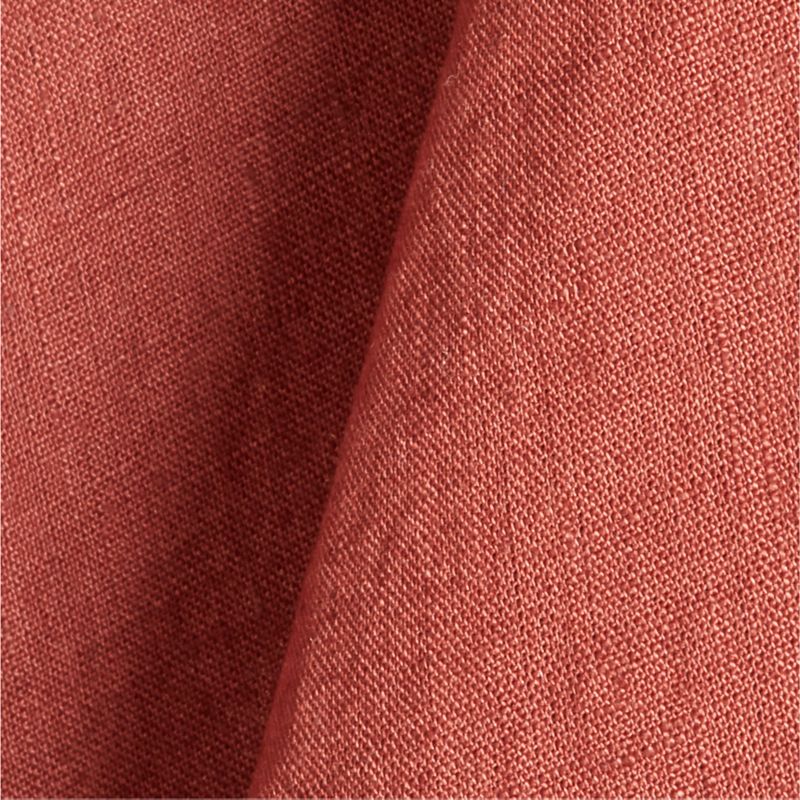 Marin Plum Red Oversized European Flax ®-Certified Linen Tablecloth