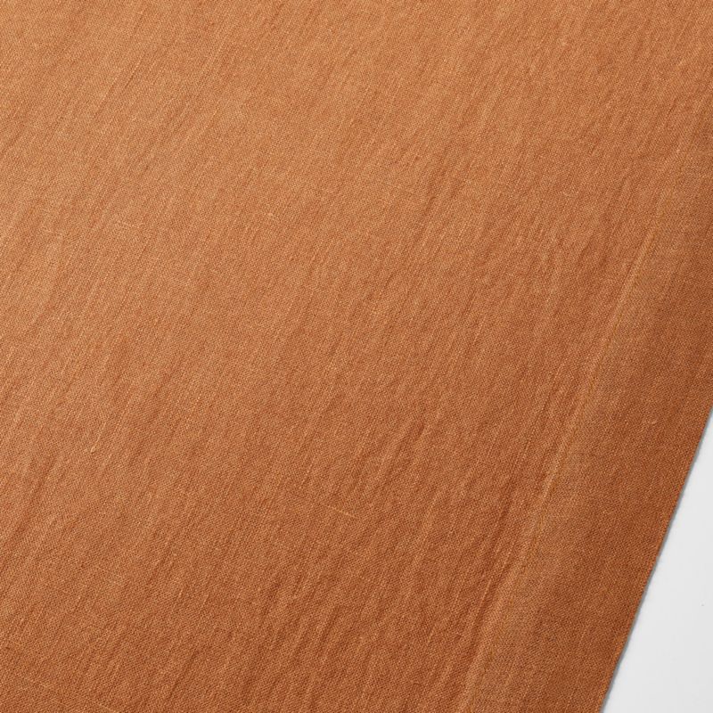 Marin 120" Almond Brown EUROPEAN FLAX ™-Certified Linen Table Runner - image 2 of 3