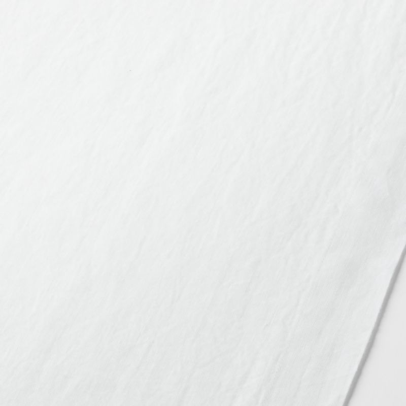 Marin 120" White European Flax ®-Certified Linen Table Runner