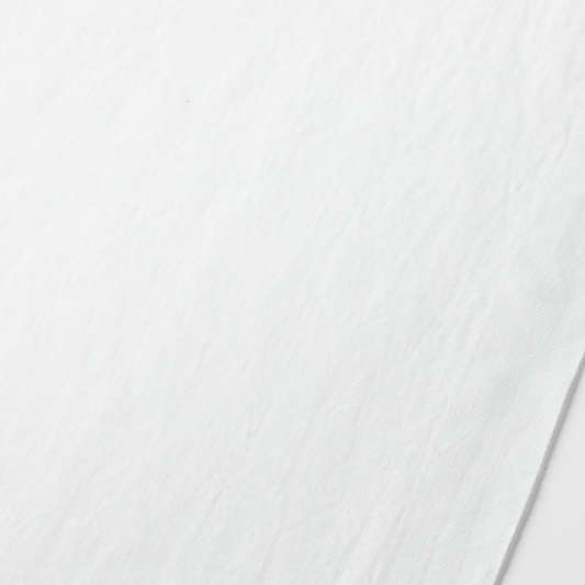 Marin 120" White European Linen Table Runner