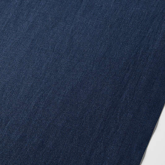 Marin 120" Deep Indigo European Linen Table Runner