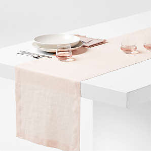 Pink authentic table runners