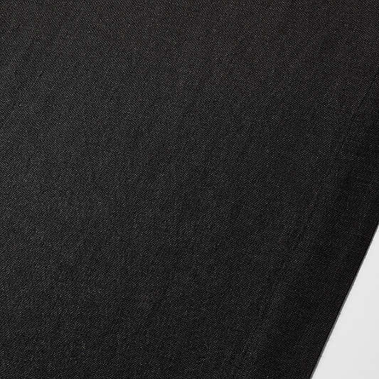 Marin 120" Ink Black European Linen Table Runner