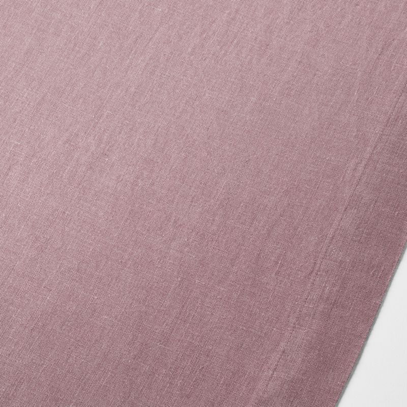 Marin 120" Morning Mauve EUROPEAN FLAX ™-Certified Linen Table Runner - image 2 of 3