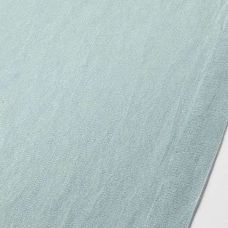 Marin 120" Quiet Blue EUROPEAN FLAX ™-Certified Linen Table Runner - image 2 of 3