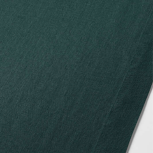 Marin 120" Sea Blue European Linen Table Runner