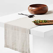 Marin 120" Warm Natural EUROPEAN FLAX ™-Certified Linen Table Runner