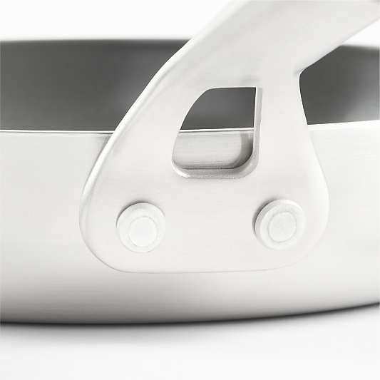 Crate & Barrel EvenCook Stainless â„¢ 8" Ceramic Nonstick Fry Pan