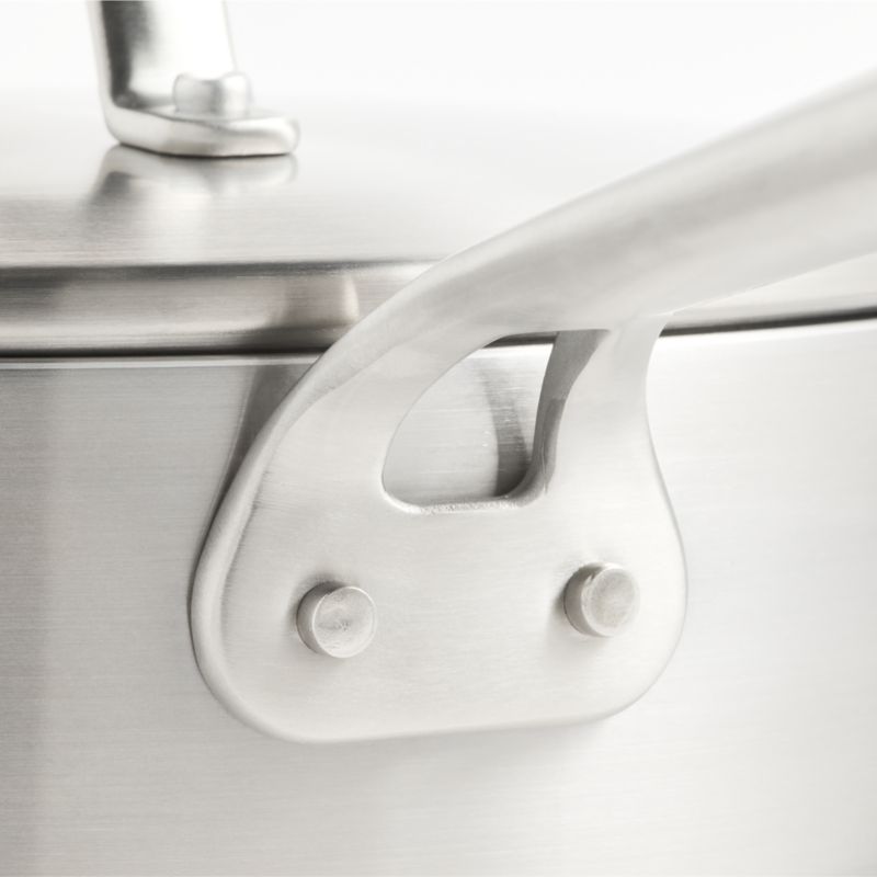 Crate & Barrel EvenCook Stainless™ 3.25-Qt. Stainless Steel Sauté Pan - image 3 of 4
