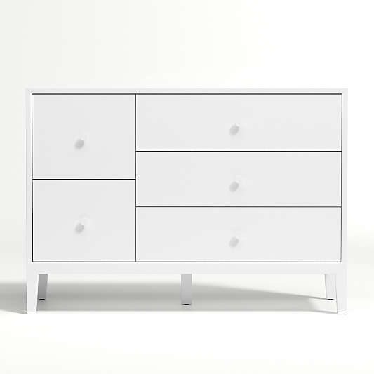 Kids Ever Simple White Wide Dresser