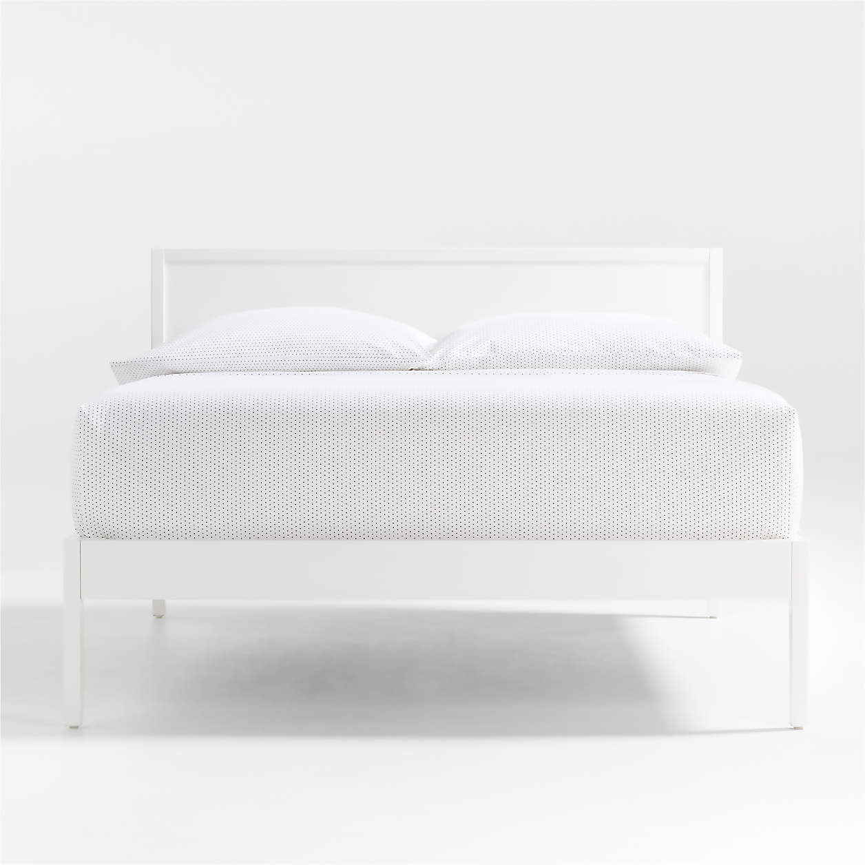 Ever Simple White Wood Kids Full Bed Frame + Reviews | Crate & Kids Canada