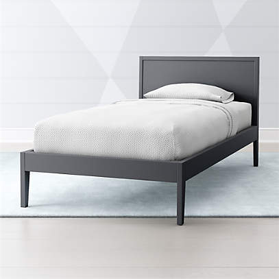 Ever Simple Kids Charcoal Twin Bed, Show Me A Picture Of Twin Beds
