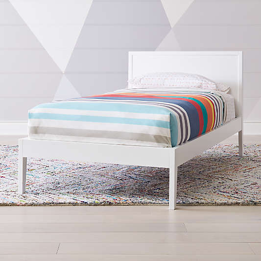 Ever Simple Kids White Twin Bed