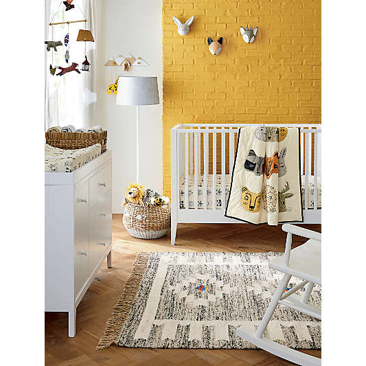 Roxy Marj Woodland Animal Baby Crib Quilt