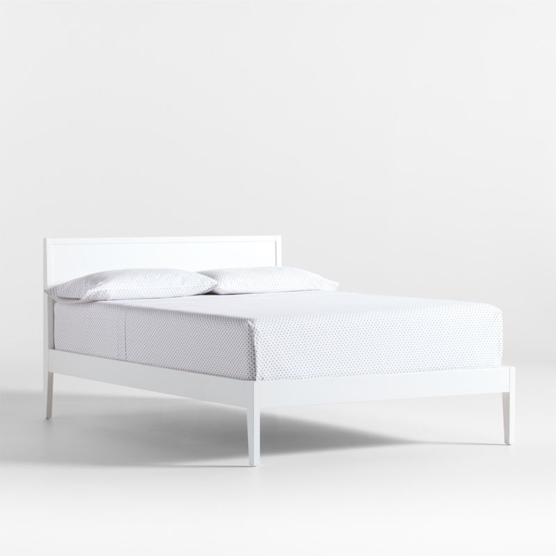 Ever Simple White Wood Kids Full Bed - image 0 of 6