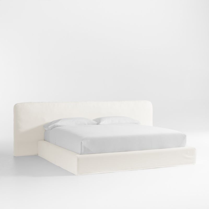 Ever White Slipcover King Bed by Leanne Ford - image 3 of 15