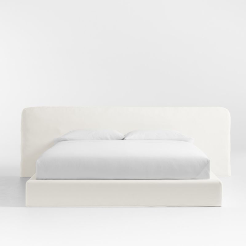 Ever White Slipcover King Bed by Leanne Ford - image 0 of 15