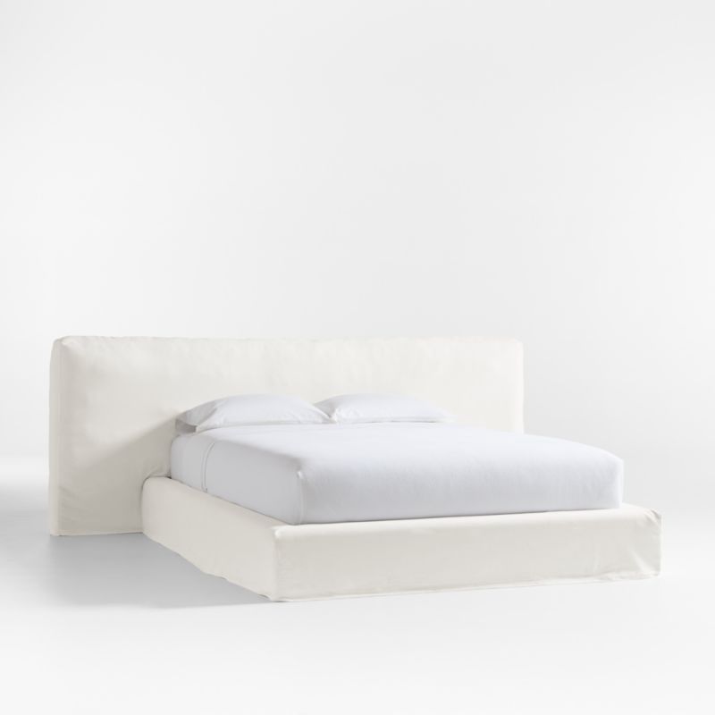 Ever White Slipcover Queen Bed by Leanne Ford