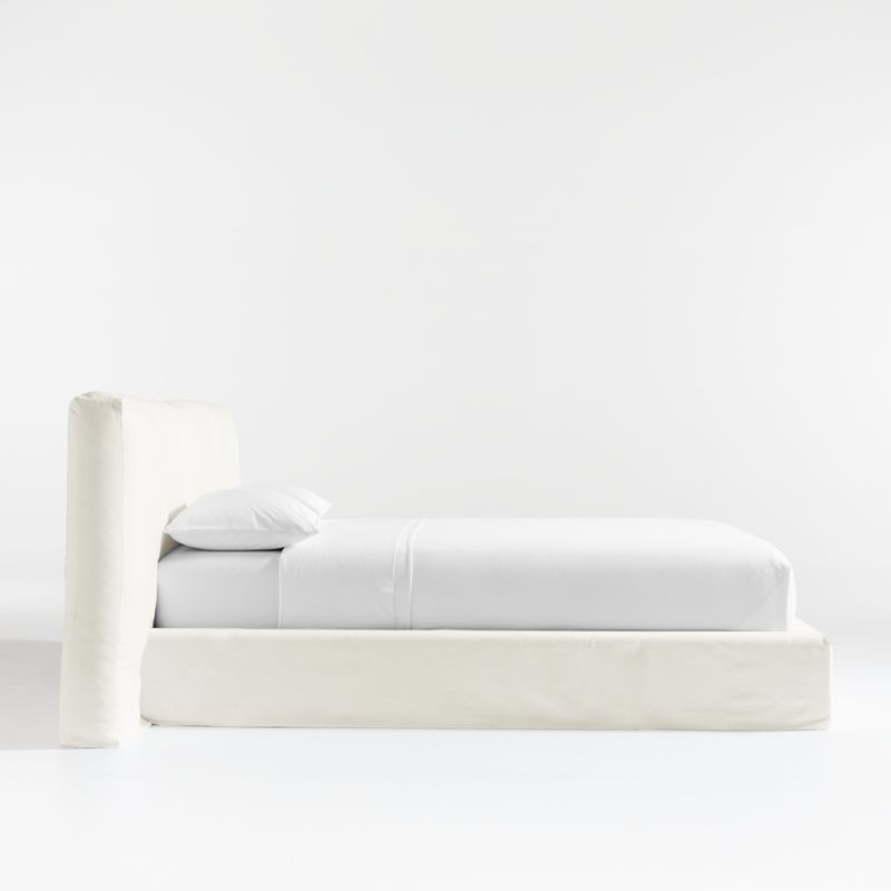 Ever White Slipcover Queen Bed by Leanne Ford