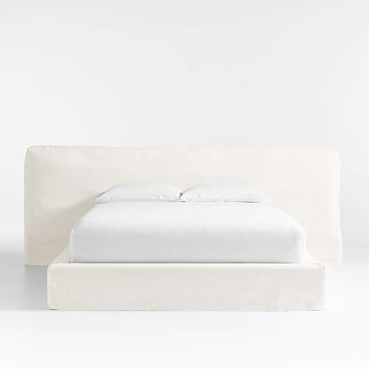 Ever White Slipcover Queen Bed by Leanne Ford