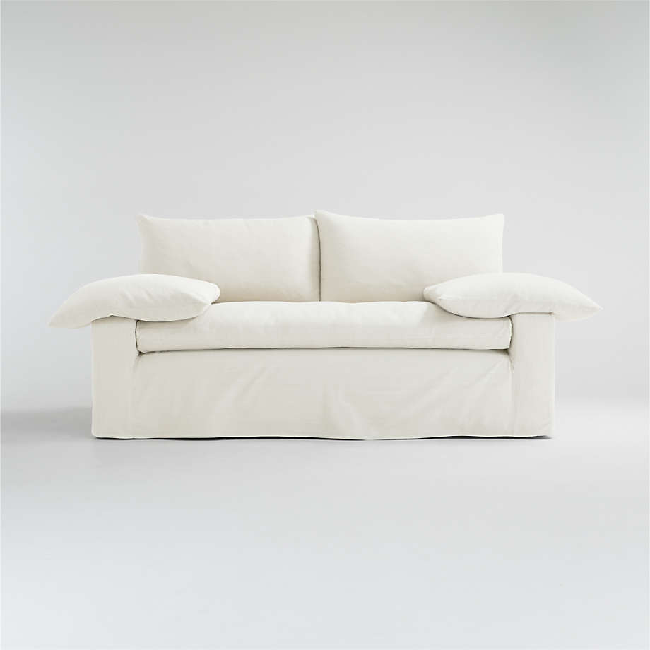 Single cushion slipcover online sofa