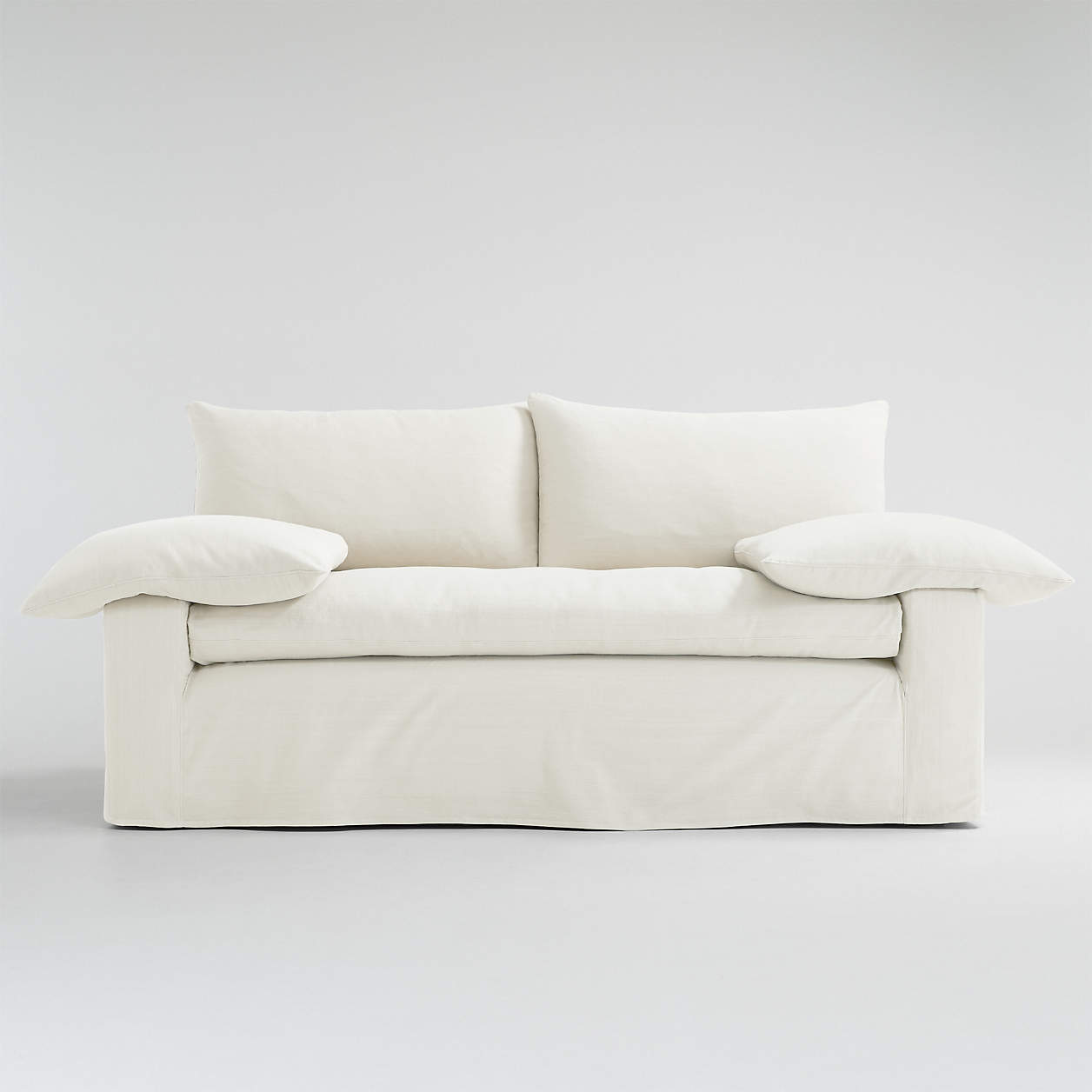 Ever Slipcovered Apartment Sofa by Leanne Ford + Reviews Crate & Barrel