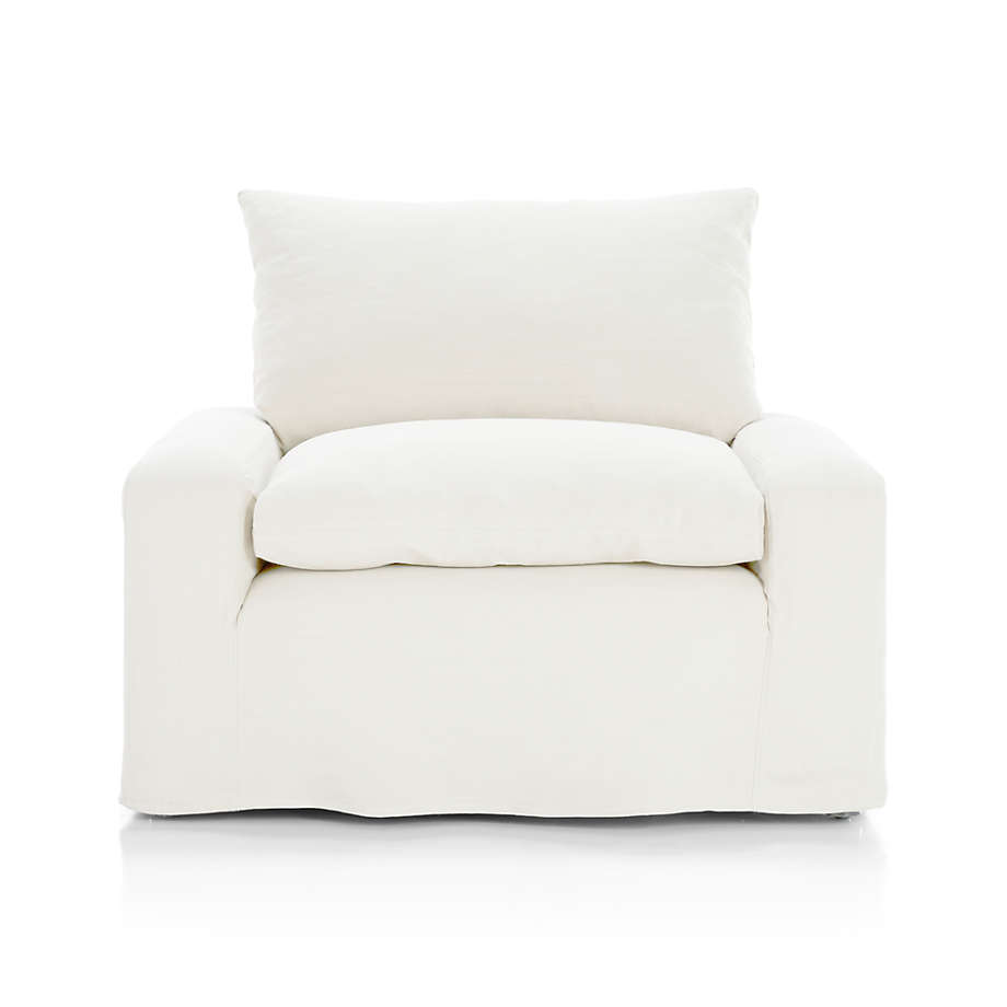 Ivory Patterned Bean Bag Chair - World Market