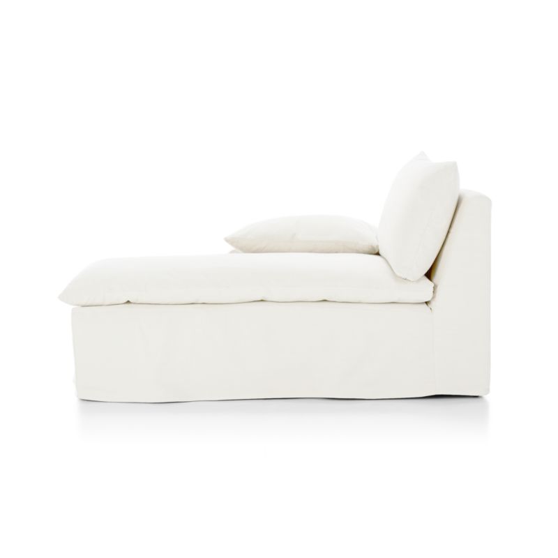 Ever Slipcovered Left-Arm Chaise - image 3 of 6