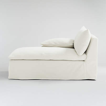 Ever Slipcovered Left-Arm Chaise