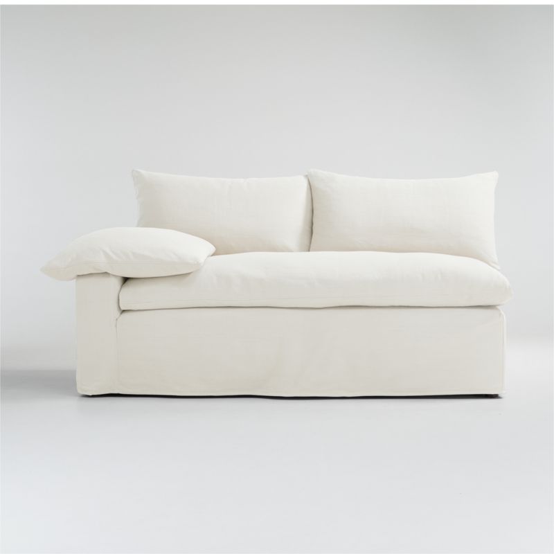 Ever Slipcovered Left-Arm Sofa - image 0 of 5