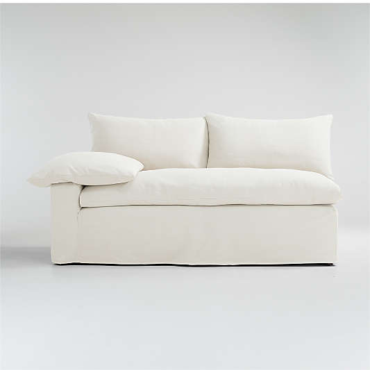 Ever Slipcovered Left-Arm Sofa