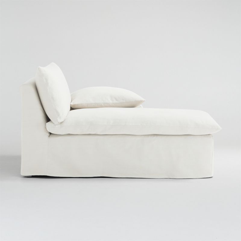 Ever Slipcovered Right-Arm Chaise - image 2 of 6