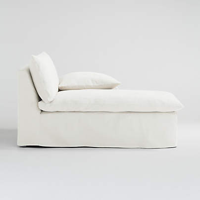 Ever Slipcovered Right-Arm Chaise