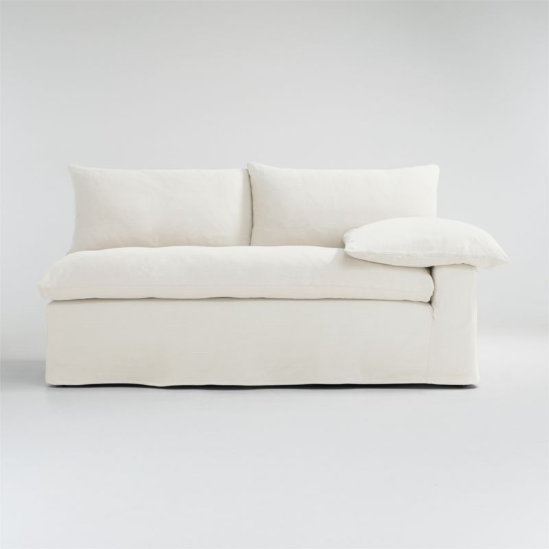 Ever Slipcovered Right-Arm Sofa - image 0 of 7