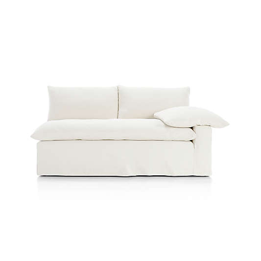 Ever Slipcovered Right-Arm Sofa