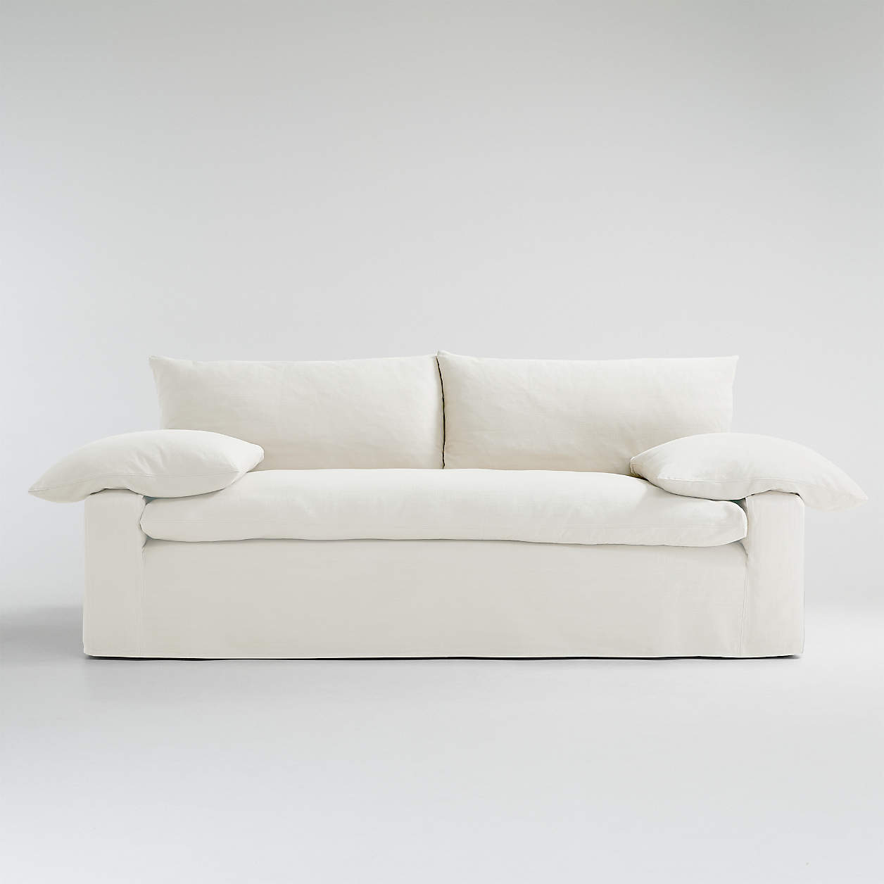 Crate and Barrel Ever Slipcovered Sofa
